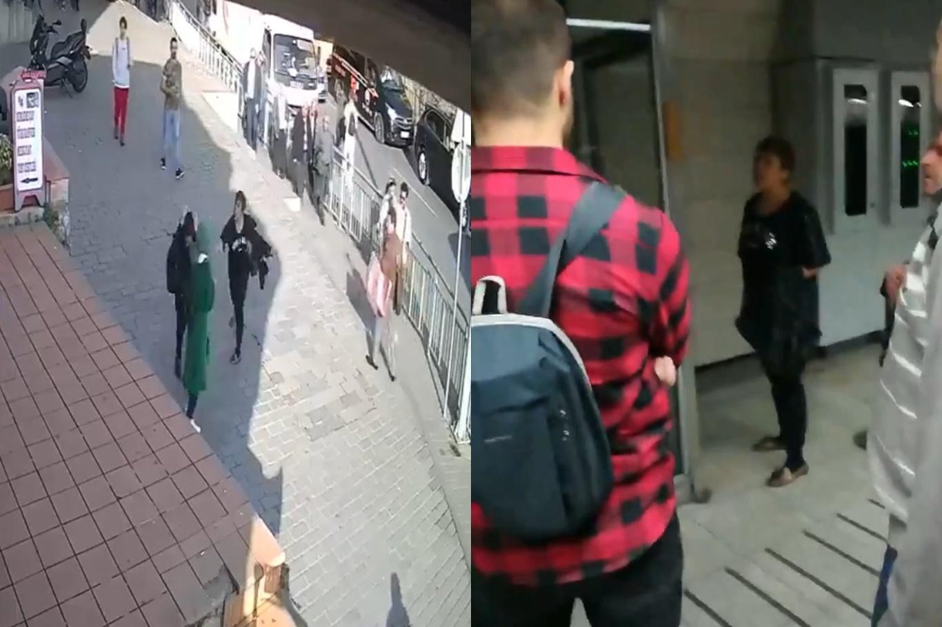 Başörtülülere saldıran kadın tutuklandı Başörtülülere saldıran kadın tutuklandı